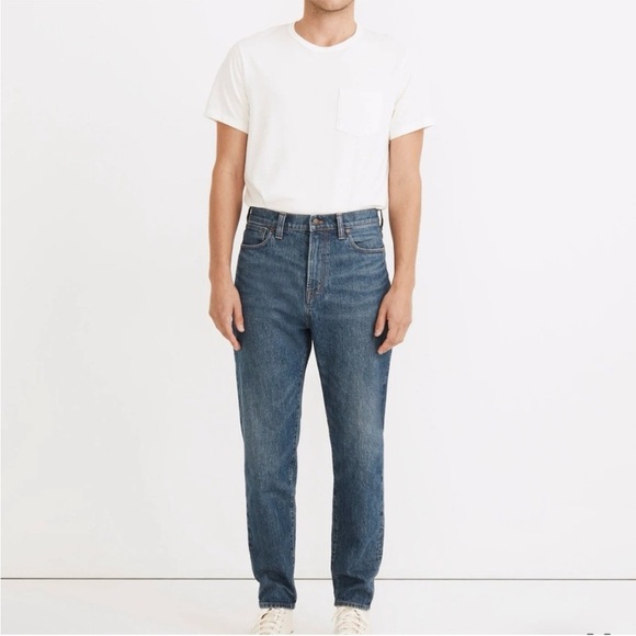 Madewell Men's Slim Straight Denim Jeans - Picture 1 of 2